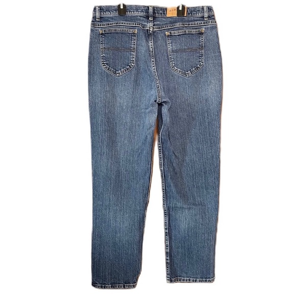 Riders Women’s Blue Stretch Denim Straight Leg High Waist Jeans Size 18 - Picture 2 of 9